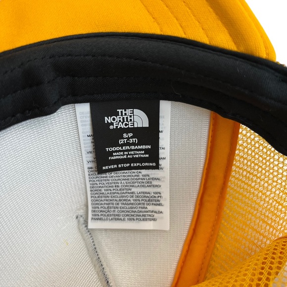 NWT North Face Lightning Bolt Littles Trucker Hat size S (2T/3T) - Picture 5 of 8